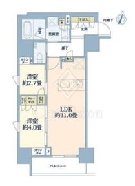 ルジェンテ藤沢 14階 間取り図