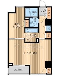 ウィルテラス千歳烏山 1003 間取り図
