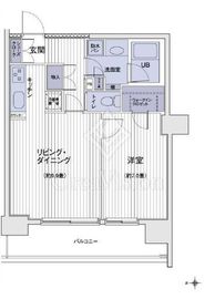 エスティメゾン大島 1202 間取り図