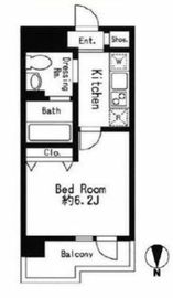 ドゥーエ西大島2 1212 間取り図