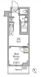 ハーモニーレジデンス馬込 405 間取り図