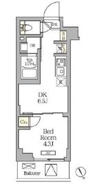 ハーモニーレジデンス馬込 104 間取り図