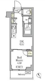 ハーモニーレジデンス馬込 203 間取り図