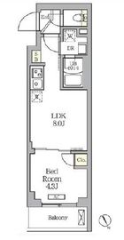 ハーモニーレジデンス馬込 401 間取り図