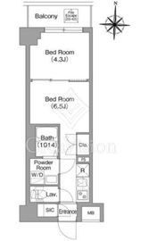 BPRレジデンス大島 107 間取り図