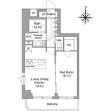 BPRレジデンス大島 315 間取り図