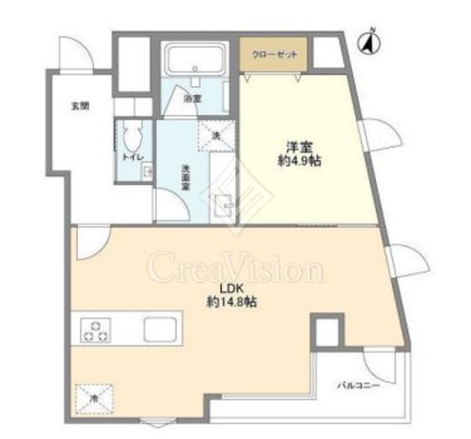 リーラ乃木坂 10階 間取り図