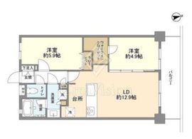 竹橋ヒルズ 910 間取り図