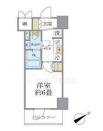レスピール川崎 912 間取り図