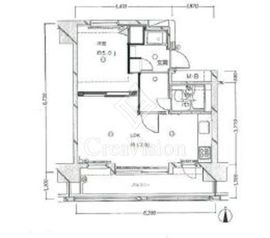 ルネ御苑プラザ 9階 間取り図