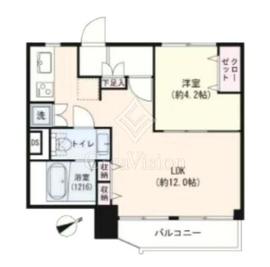 池袋パークハイツ 8階 間取り図