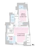 南麻布レジデンス 903 間取り図