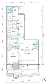 パークタワー勝どきミッド/サウス 9階 間取り図