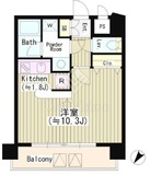 SUN恵比寿 803 間取り図