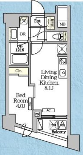 NOGATA RESIDENCE 703 間取り図