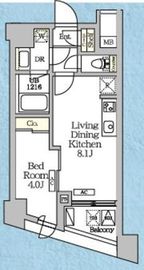 NOGATA RESIDENCE 703 間取り図