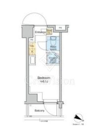 TOMORE田端 703 間取り図