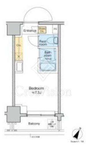 TOMORE田端 512 間取り図