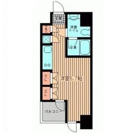 プレミアステージ三田慶大前 704 間取り図