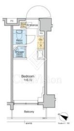 TOMORE田端 418 間取り図