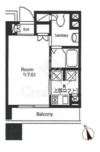 カスタリア戸越駅前 507 間取り図