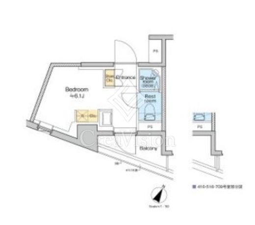 TOMORE田端 317 間取り図