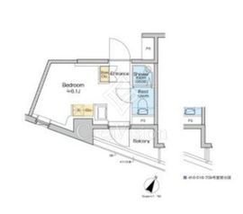 TOMORE田端 317 間取り図