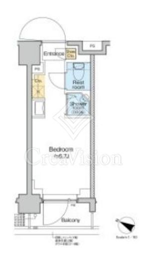 TOMORE田端 112 間取り図