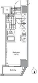 パークハビオ秋葉原エスト 204 間取り図