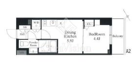ラティエラ秋葉原 502 間取り図
