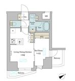 ブリリアイスト門前仲町 803 間取り図