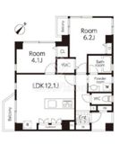 アロバール南青山 5階 間取り図