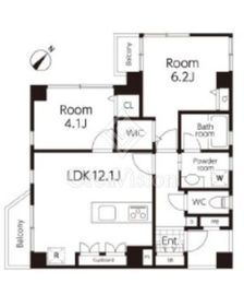 アロバール南青山 5階 間取り図
