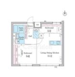 デュオメゾン都立大学 201 間取り図