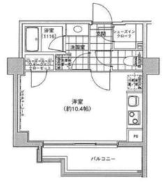 プライマル大泉学園 206 間取り図