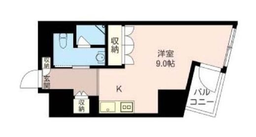 エスティメゾン板橋C6 1108 間取り図