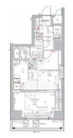 GENOVIA川崎Ⅲ (ジェノヴィア川崎Ⅲ) 7階 間取り図