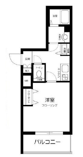 メゾン・ド・ヴィレ高輪 6階 間取り図