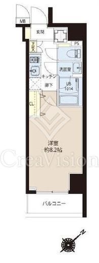 アレージュマン王子 603 間取り図