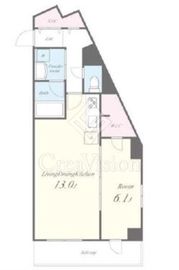 クローネ北千住 301 間取り図