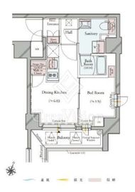 コンシェリア横濱＜SHINKOYASU＞ 5階 間取り図