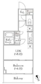 ルミーク関内Ⅱ 503 間取り図