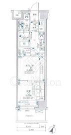 パレステージ関内大通り公園 8階 間取り図