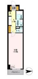 ロイヤルパークスシーサー 822 間取り図