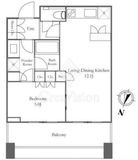 テラス渋谷美竹 4階 間取り図