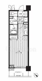 カナーリス月島 404 間取り図