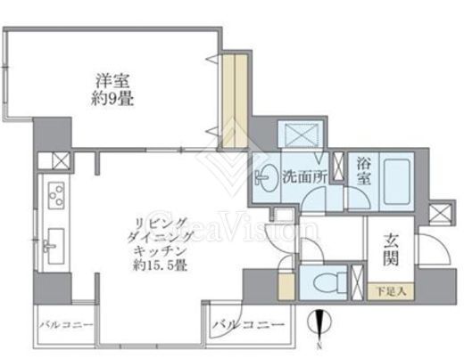 ノースウエストヒル 904 間取り図