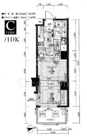 日神デュオステージ浅草松が谷 5階 間取り図