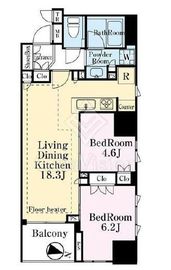 パークホームズ日本橋時の鐘通り 11階 間取り図
