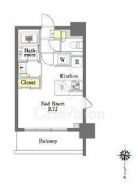 プライムメゾン森下 605 間取り図